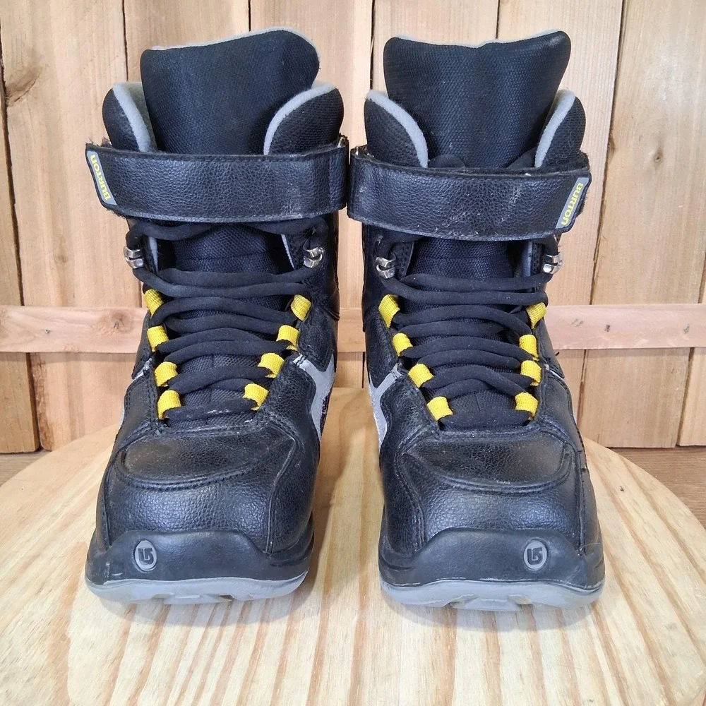 Burton Freestyle Snowboard Boots Kids US 4 Black Yellow Youth‎